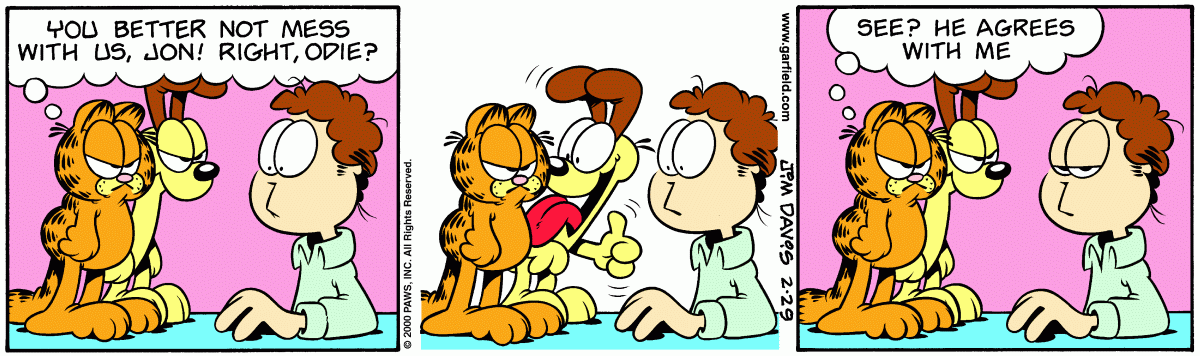Garfield, February 29, 2000