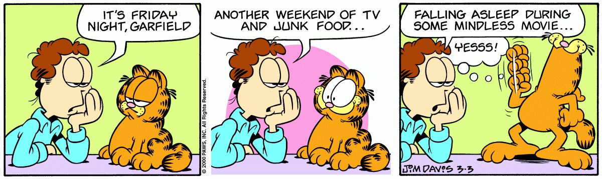 Garfield, March 3, 2000