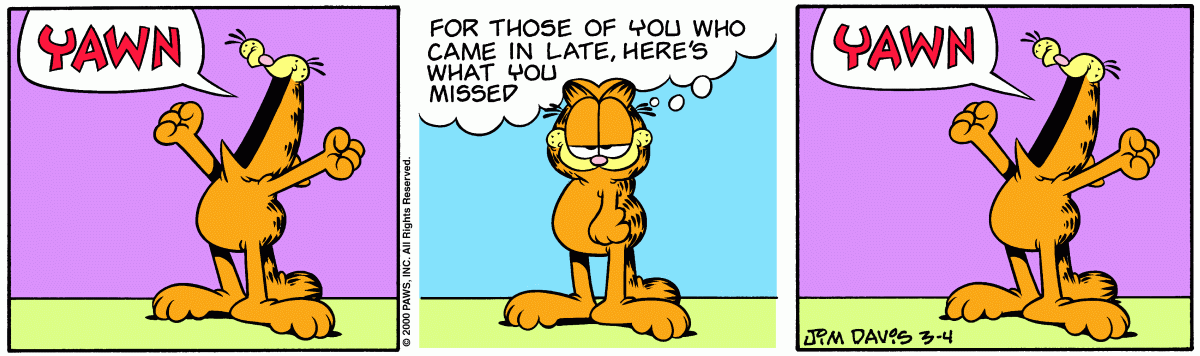 Garfield, March 4, 2000