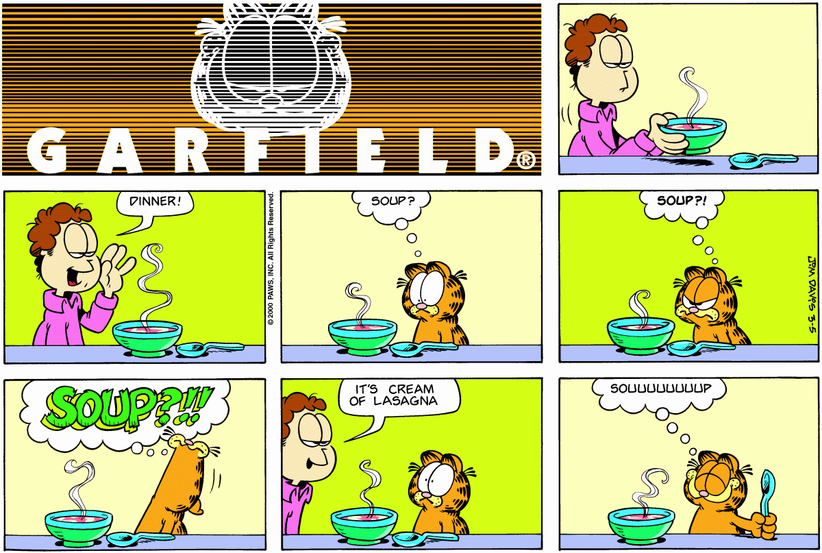 Garfield, March 5, 2000