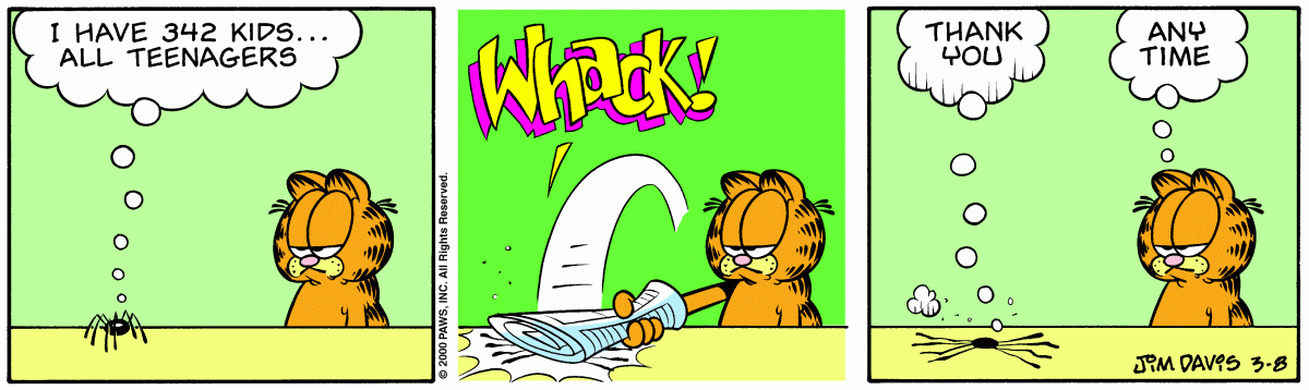 Garfield, March 8, 2000