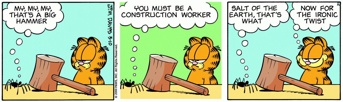 Garfield, March 10, 2000