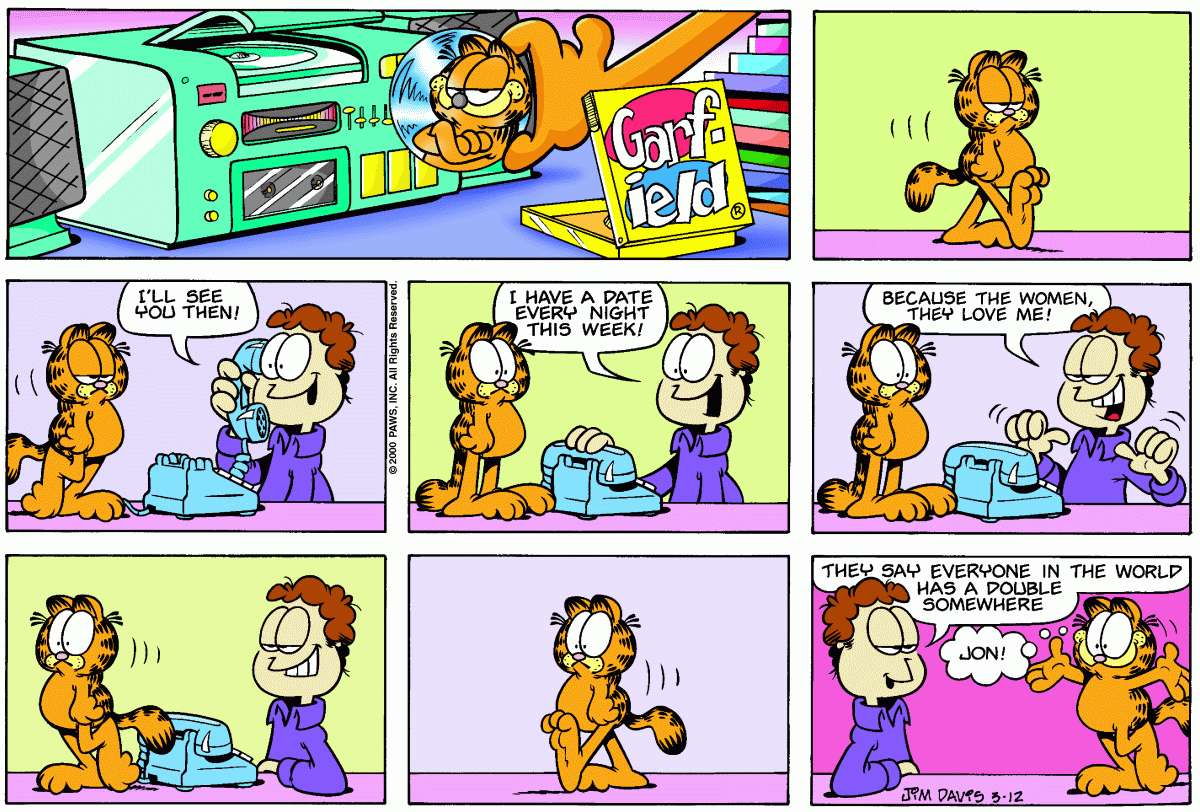 Garfield, March 12, 2000