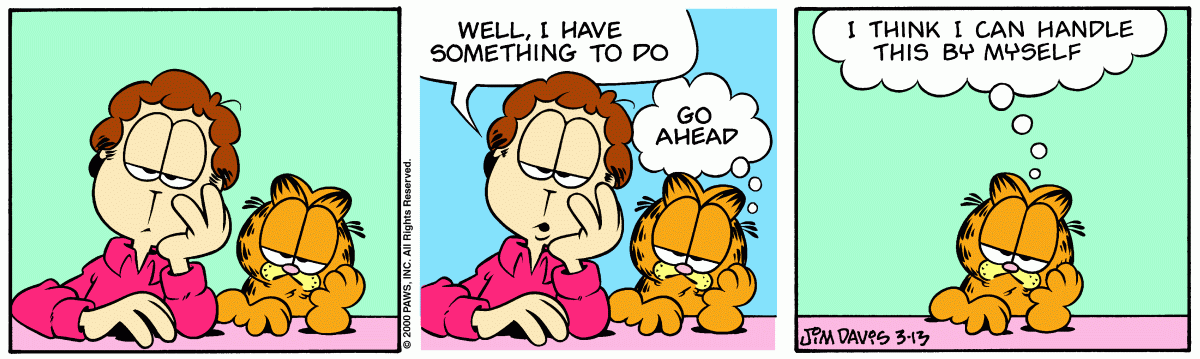Garfield, March 13, 2000