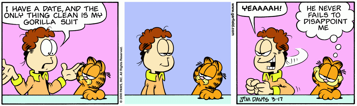 Garfield, March 17, 2000