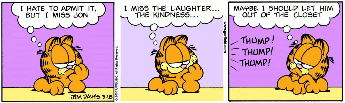 Garfield, March 18, 2000