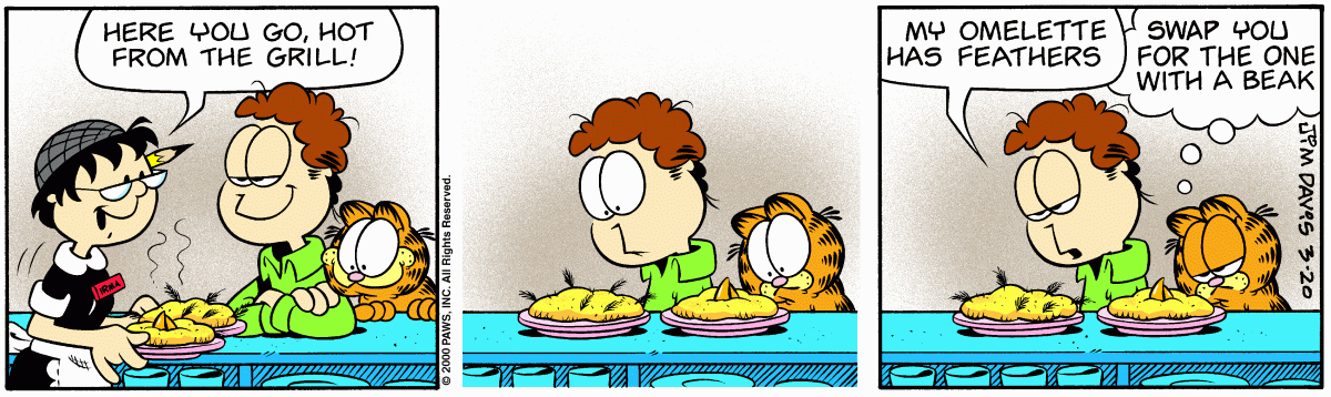 Garfield, March 20, 2000