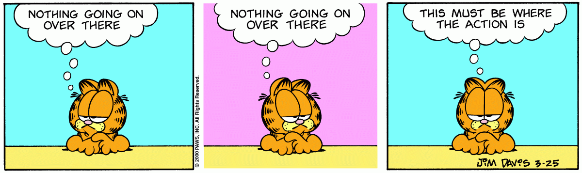 Garfield, March 25, 2000