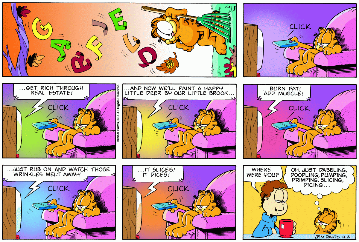 Garfield, April 2, 2000