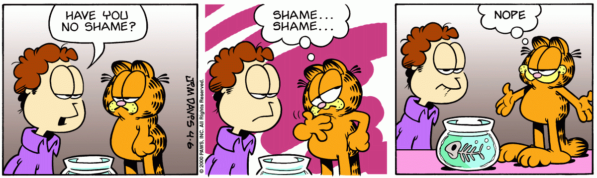 Garfield, April 6, 2000