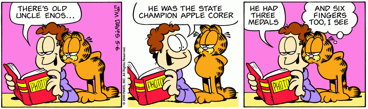 Garfield, May 6, 2000