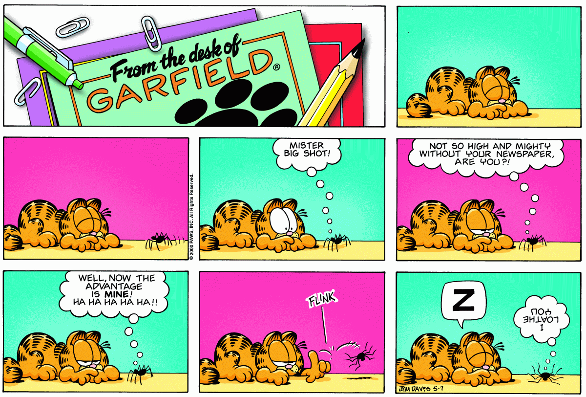 Garfield, May 7, 2000
