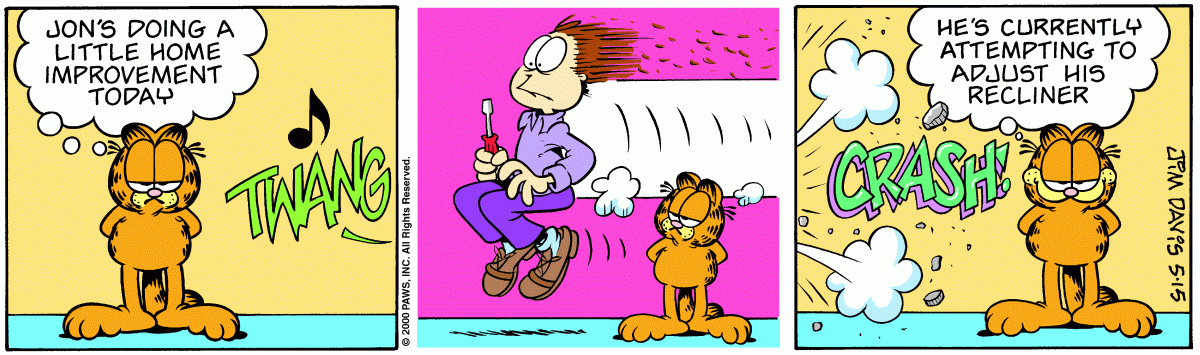 Garfield, May 15, 2000