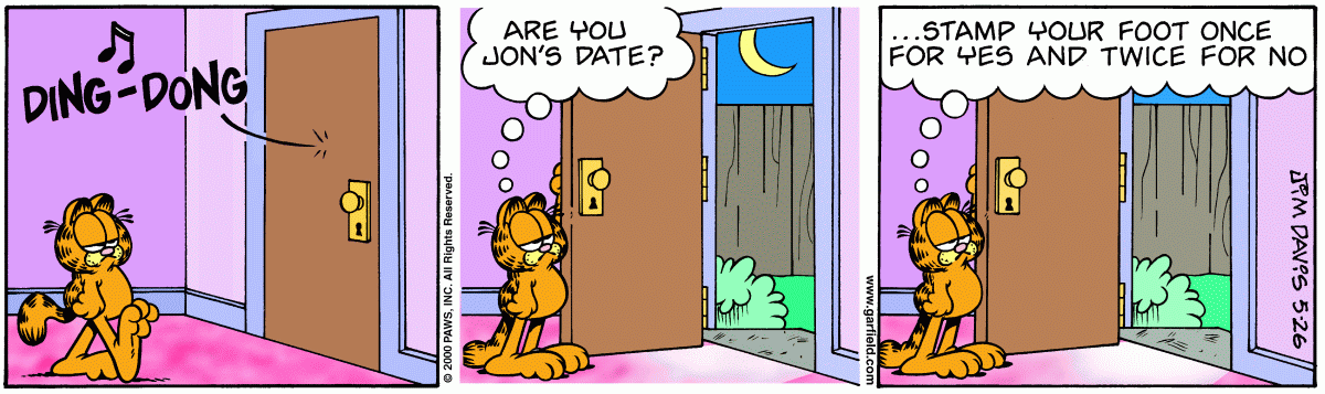 Garfield, May 26, 2000