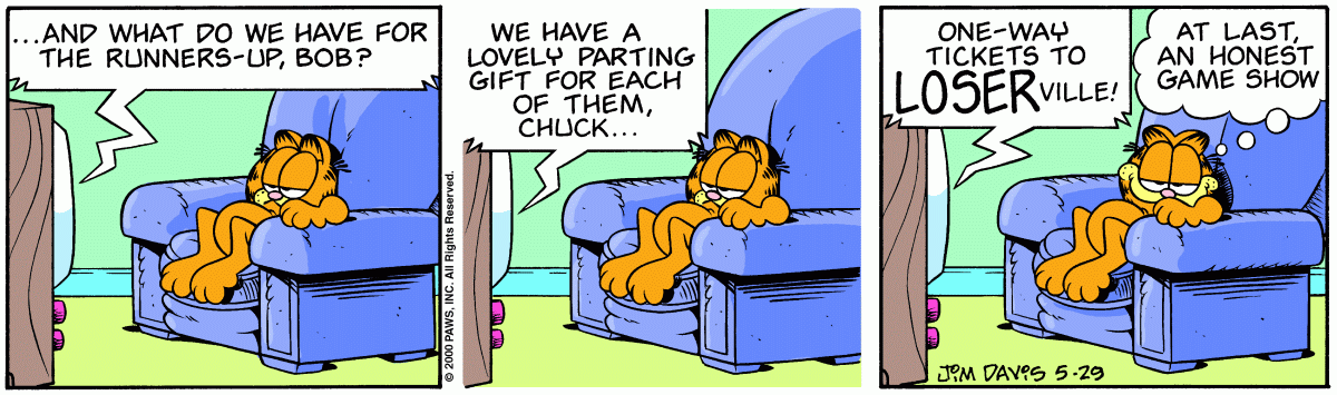 Garfield, May 29, 2000