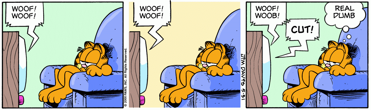Garfield, May 31, 2000