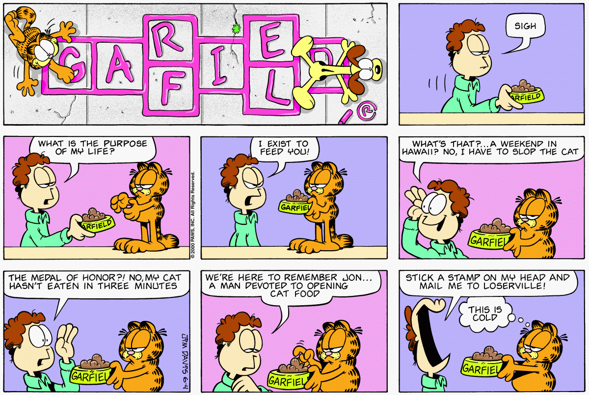 Garfield, June 4, 2000