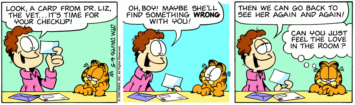 Garfield, June 5, 2000