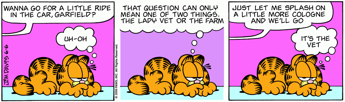 Garfield, June 6, 2000