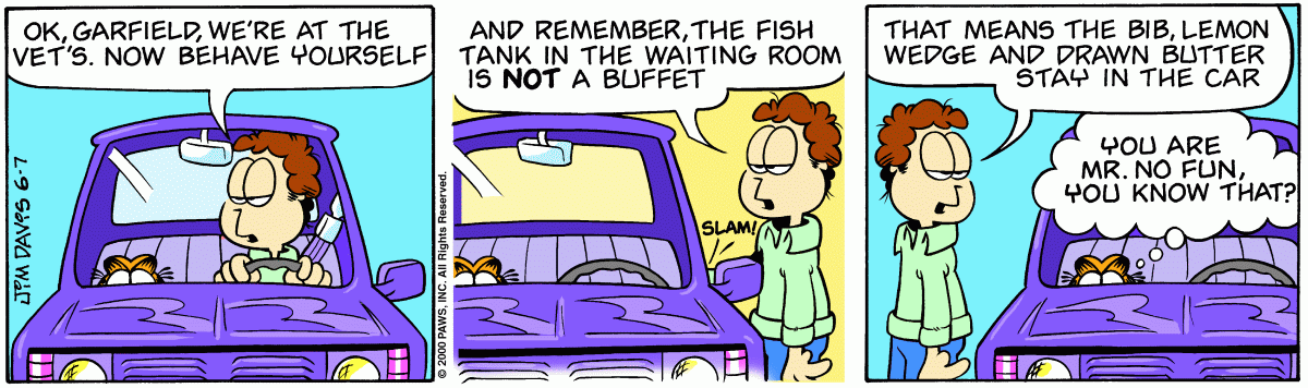 Garfield, June 7, 2000
