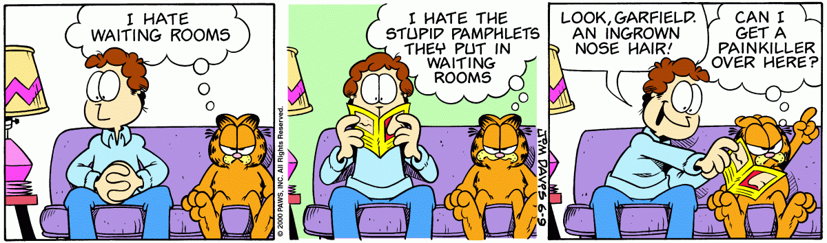 Garfield, June 9, 2000