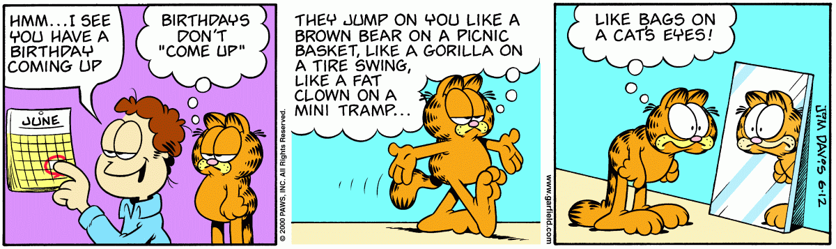 Garfield, June 12, 2000