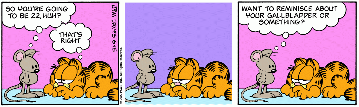 Garfield, June 15, 2000