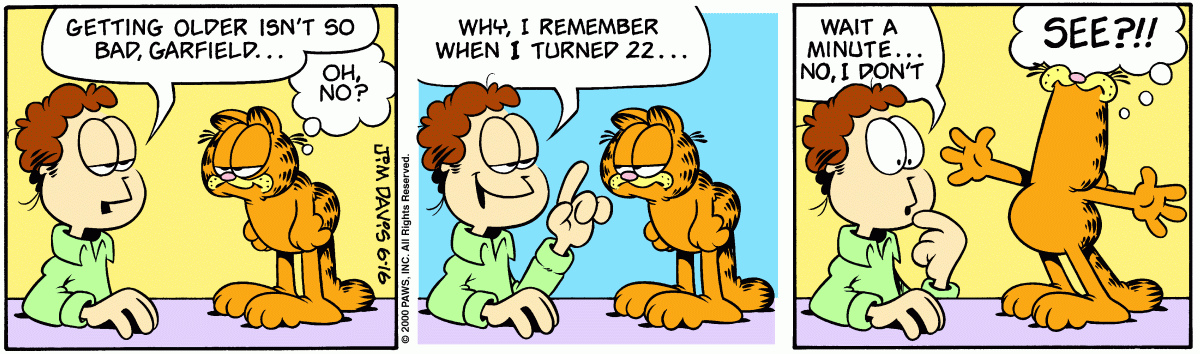 Garfield, June 16, 2000