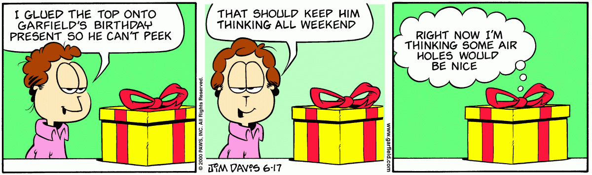Garfield, June 17, 2000