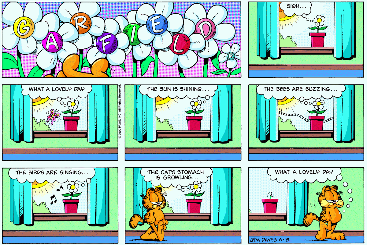Garfield, June 18, 2000
