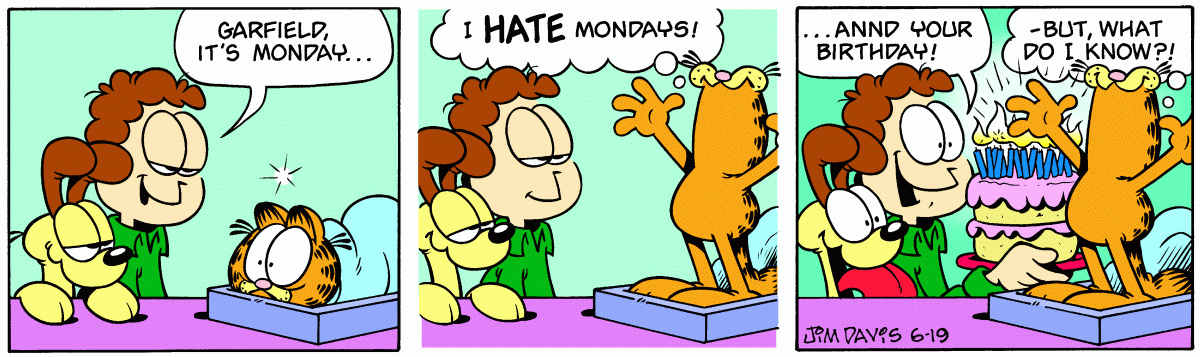 Garfield, June 19, 2000