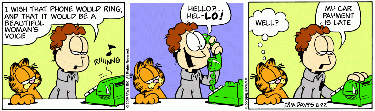 Garfield, June 22, 2000