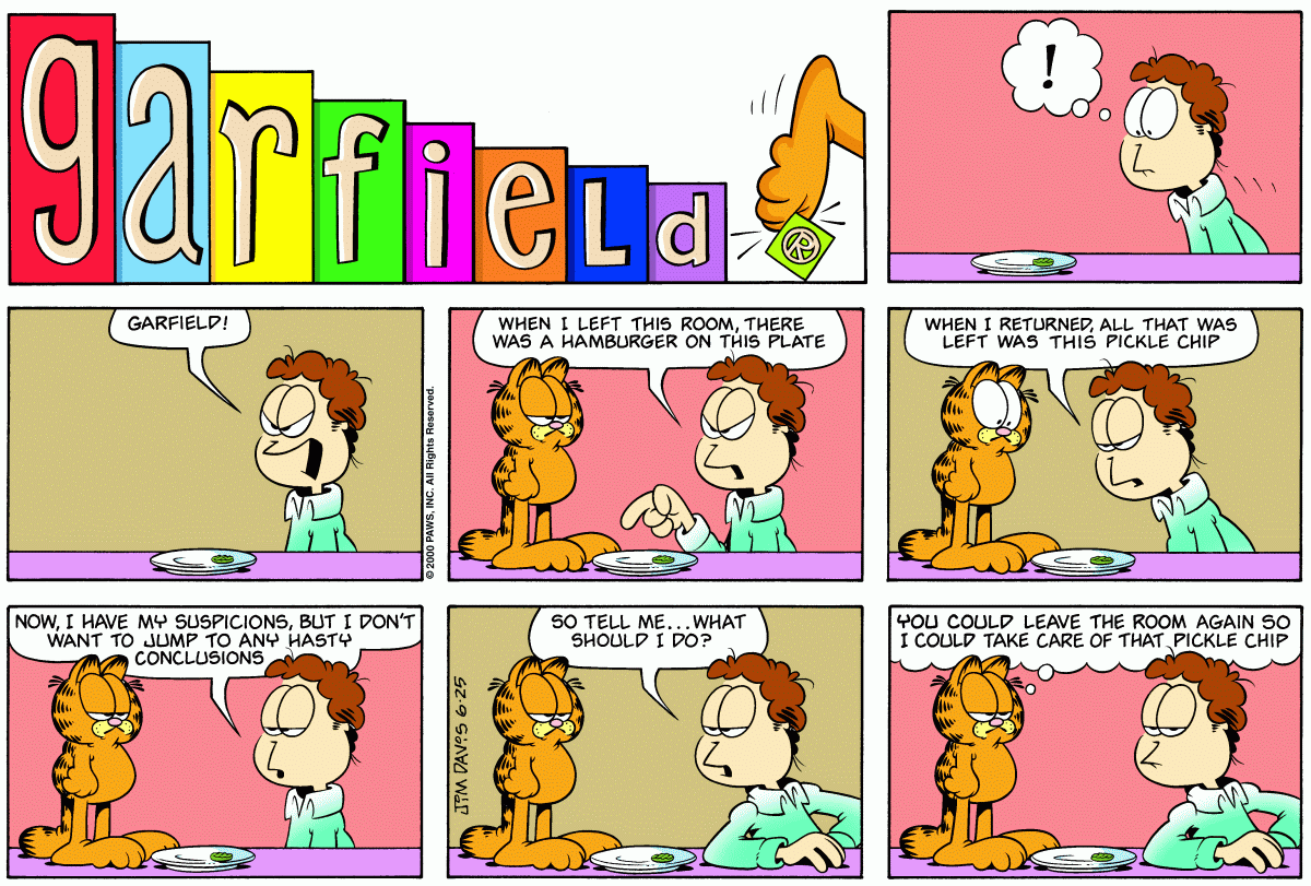 Garfield, June 25, 2000