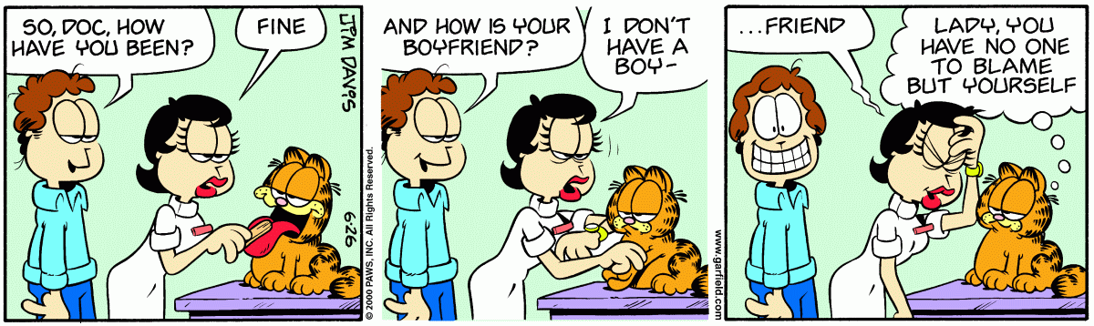 Garfield, June 26, 2000