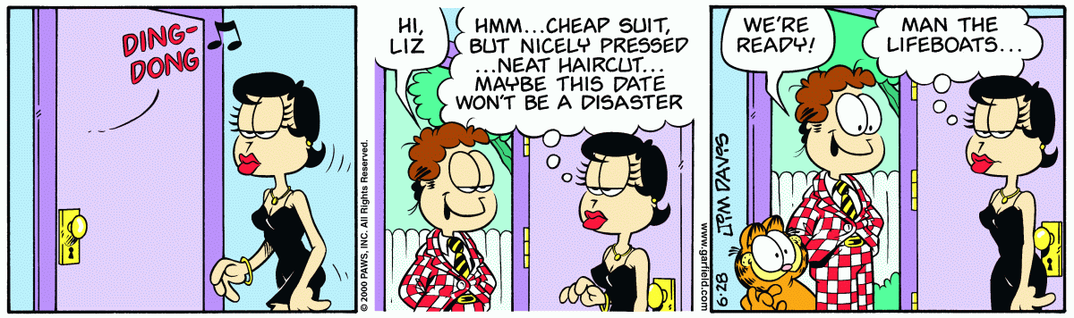 Garfield, June 28, 2000