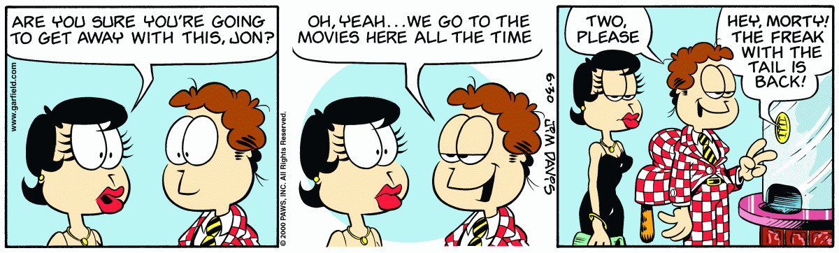 Garfield, June 30, 2000