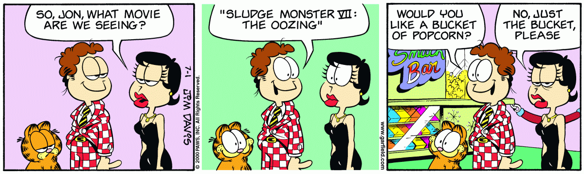 Garfield, July 1, 2000