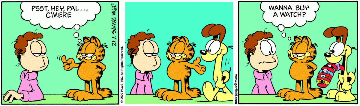 Garfield, July 12, 2000