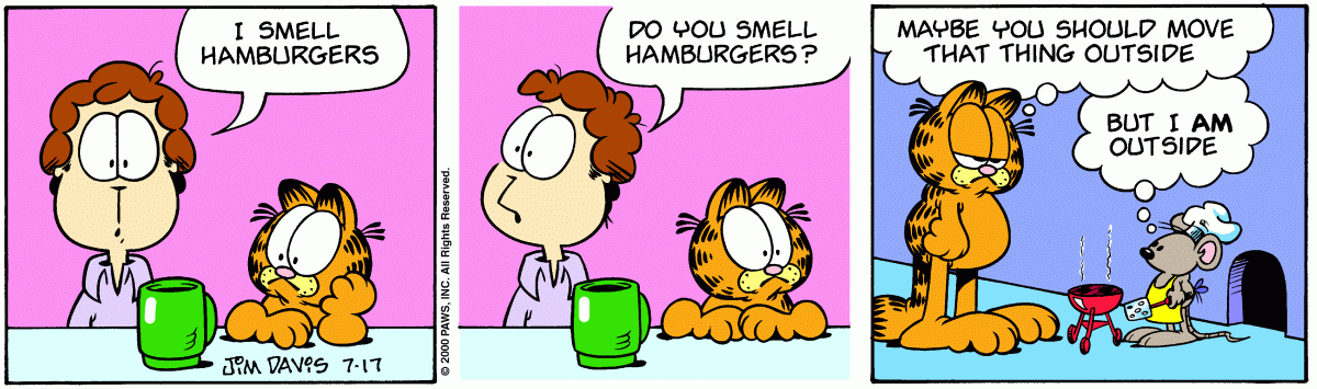 Garfield, July 17, 2000