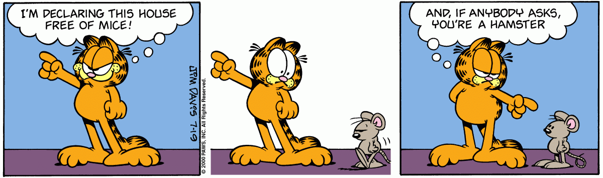 Garfield, July 19, 2000