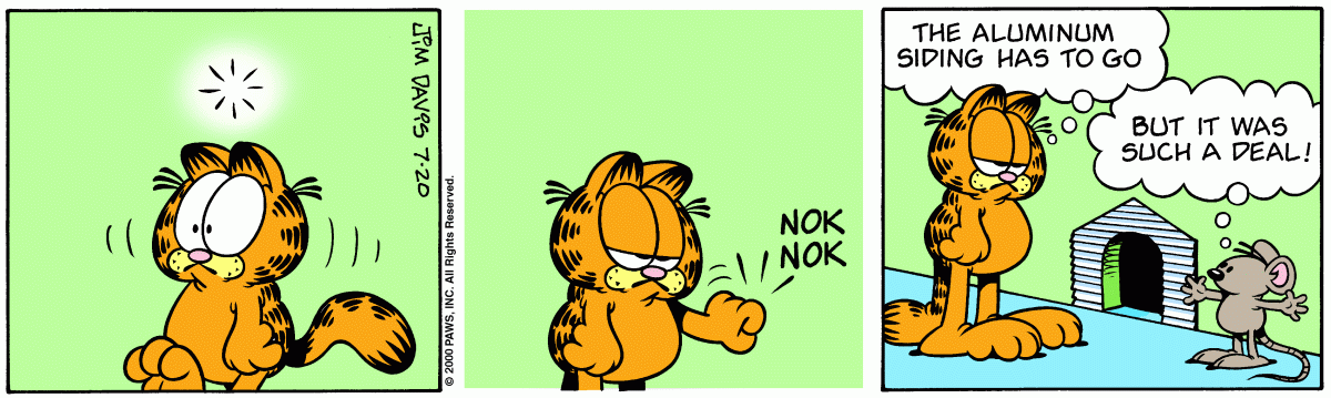 Garfield, July 20, 2000