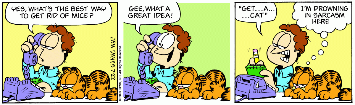 Garfield, July 22, 2000
