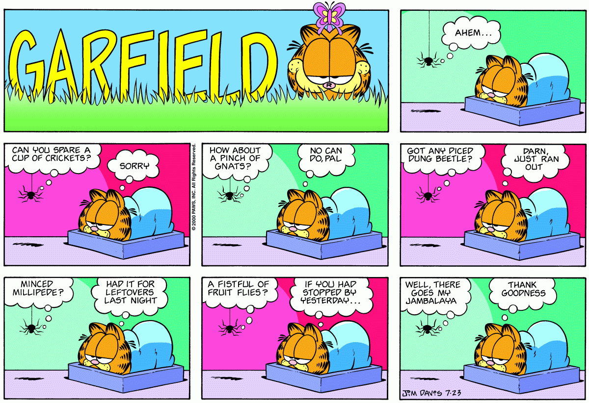 Garfield, July 23, 2000
