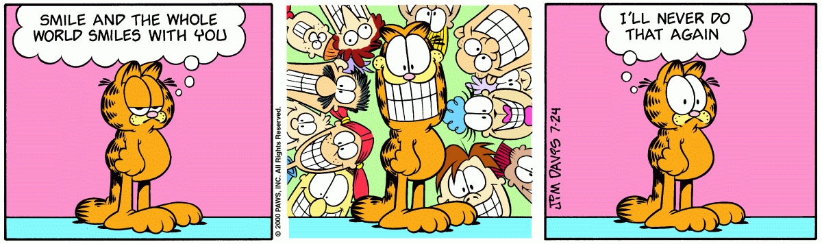 Garfield, July 24, 2000