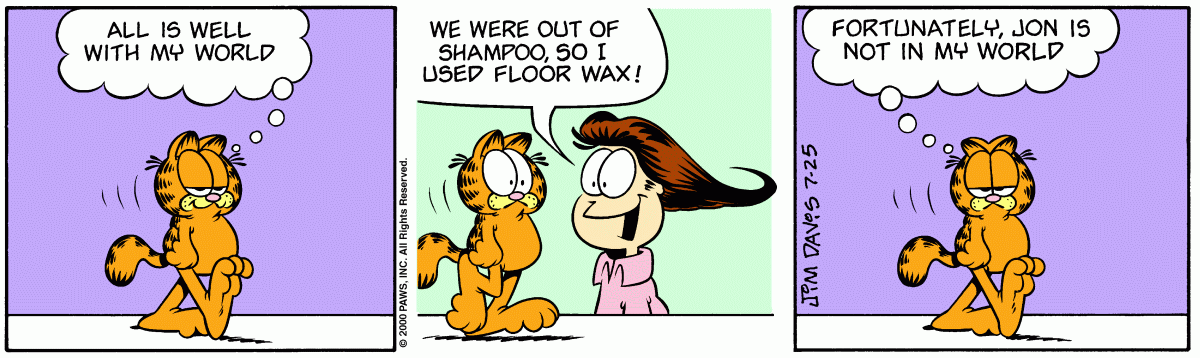 Garfield, July 25, 2000