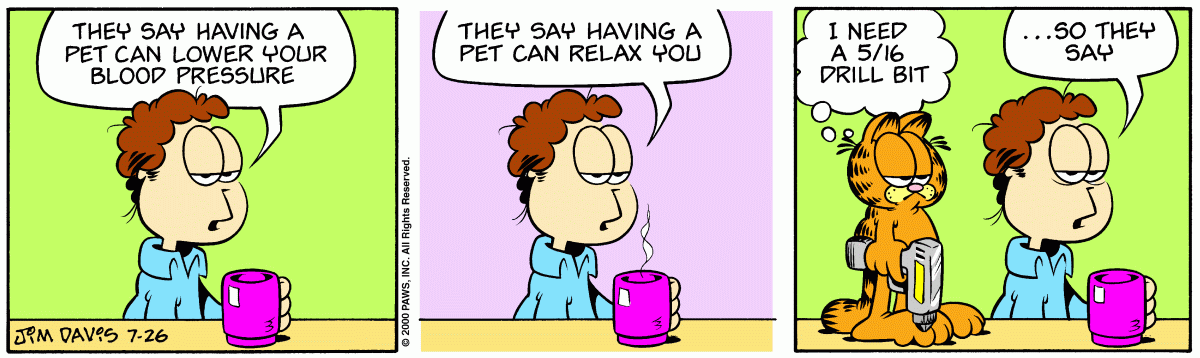 Garfield, July 26, 2000