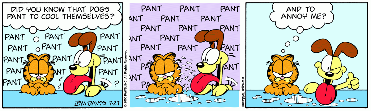 Garfield, July 27, 2000