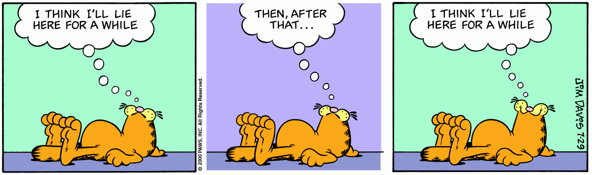 Garfield, July 29, 2000