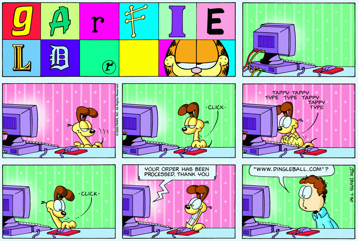 Garfield, July 30, 2000