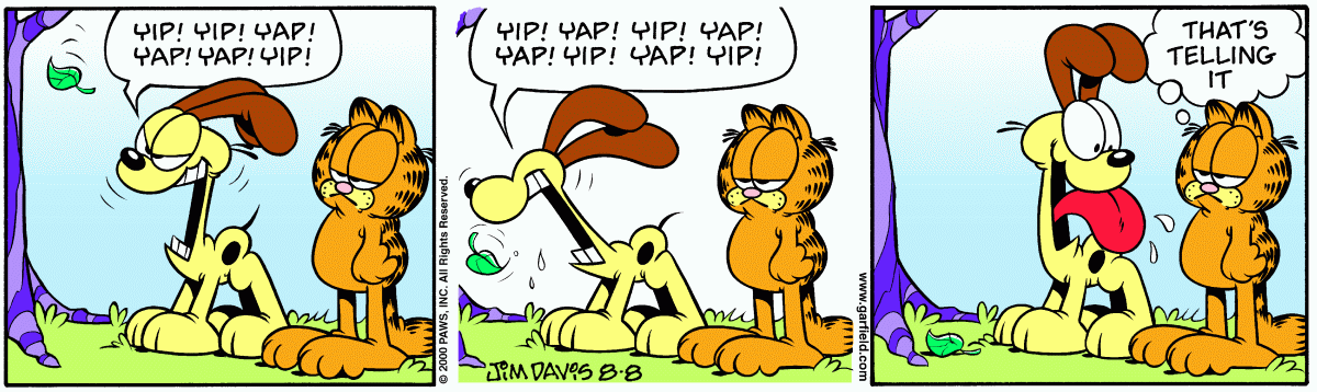 Garfield, August 8, 2000